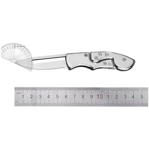 Mini cuchillo plegable de astilla, cuchillo de bolsillo mágico mecánico 3Cr13Mov, mango de Metal retráctil para exteriores, cuchillos Edc de supervivencia - Product Image 2
