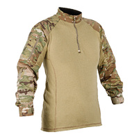Chemise GEN4 pour entraînement en plein air, chasse, paintball, tissu respirant anti-déchirure, coudières amovibles, fermeture éclair YKK