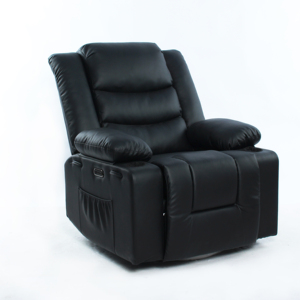 เก้าอี้ไฟฟ้าหนังนั่งสบายแบบโมเดิร์นมีที่ปรับเอนได้พร้อมระบบทำความร้อนแบบหมุน - Product Image 2