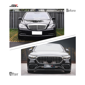 GBT ad alta restaurazione <span class=keywords><strong>W221</strong></span> a W223 S63 Kit di conversione parafango per 2008 2012 <span class=keywords><strong>Mercedes</strong></span> <span class=keywords><strong>Benz</strong></span> classe <span class=keywords><strong>S</strong></span> <span class=keywords><strong>W221</strong></span> Kit carrozzeria - Product Image 3
