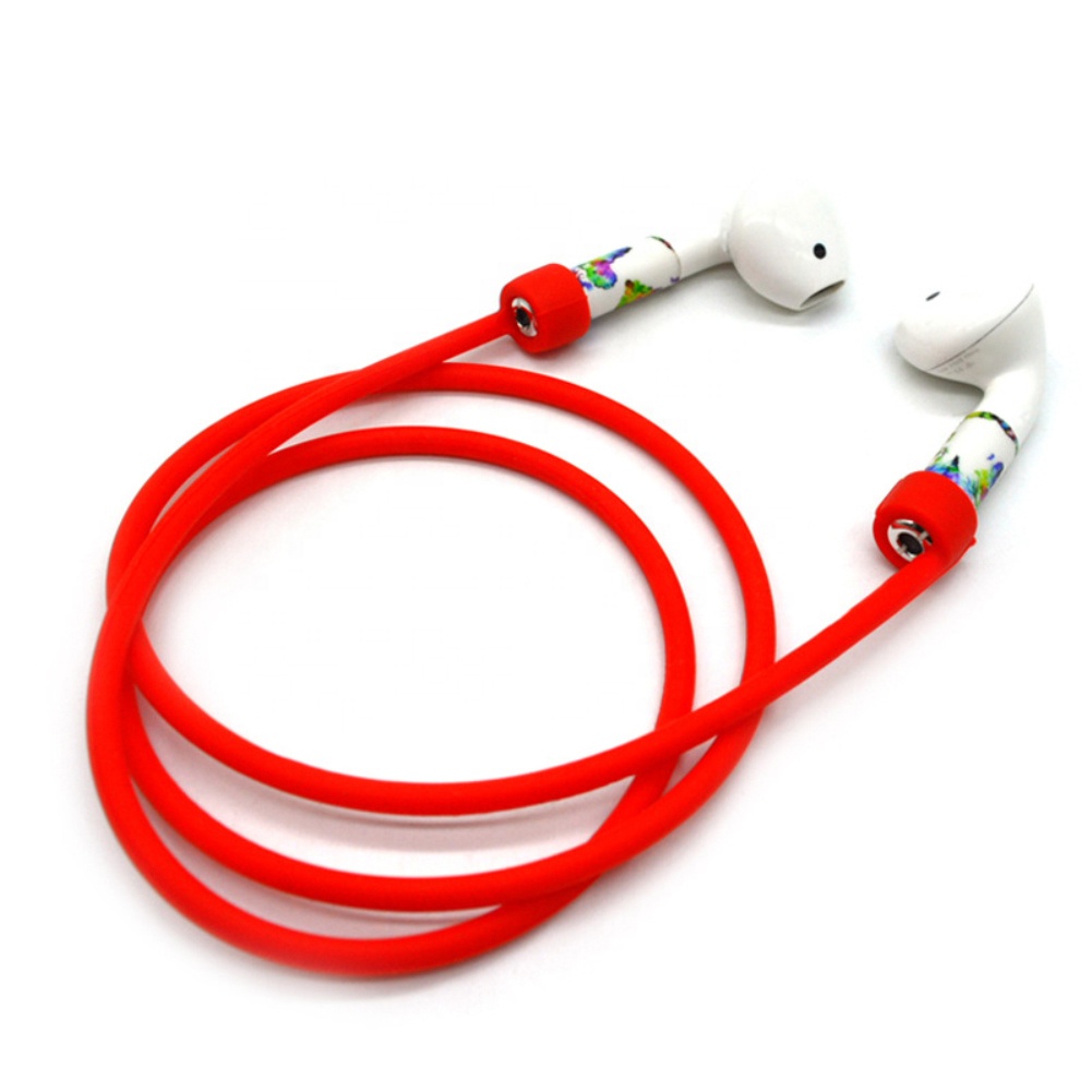 Силиконовая веревка для шеи с защитой от потери