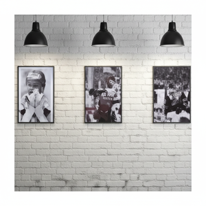 Tableau d'intérieur vintage Audrey Hepburn Tableau noir et mémo stylé - Product Image 1