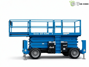 Plataforma Elevadora de Tijera para Terrenos Difíciles Genie <span class=keywords><strong>GS</strong></span> <span class=keywords><strong>4390</strong></span> Usada, Motor Diésel 4WD y Caja de Cambios, Plataforma de Trabajo Aérea, 6420 kg, Origen EE. UU. - Product Image 4