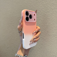 Coques de téléphone en silicone liquide à changement de couleur, protection d'objectif d'appareil photo, style streetwear, meilleures ventes pour iPhone 17 Pro Max, 17 Pro, 17 Pro Max
