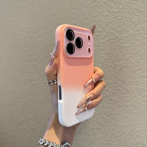Fundas Protectoras para Teléfono con Lente de Cámara de Silicona Líquida que Cambia de Color, Estilo Urbano, Gran Venta, para iPhone 17 Pro Max, 17 Pro, 17 Pro Max - Product Image 1
