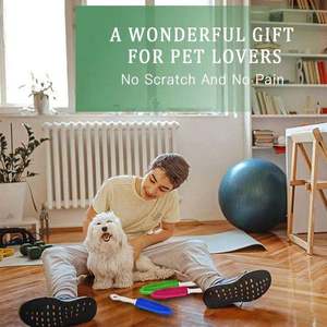 Removedor de Pelo de Mascotas KingHon con Mango Largo para Sofá y Ropa, Cepillo Suave de TPR para Limpieza, Aseo y Masaje para Perros y Gatos - Product Image 4