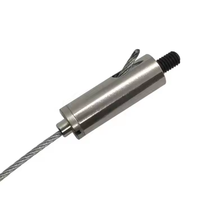 M10 Fileté Réglable Câble Pince Écrou Fil D'acier Anneau Vis Serrure Inoxydable Métal Laiton Cuivre Kits Suspendus Kits D'éclairage