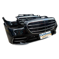 Suku Cadang Pengganti Berkualitas Tinggi untuk Model Mercedes-Benz S400, S450, W222, W223, Bumper Mobil, Lampu LED, Gril, Radiator, Fender, Kap Mesin