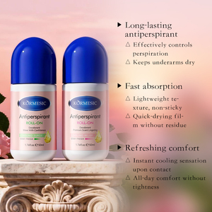 Desodorante en Barra KORMESIC con Certificación Bpom, 50 ml, Antitranspirante de Larga Duración, Refrescante, Antisudoración, con Aroma Floral Natural - Product Image 2
