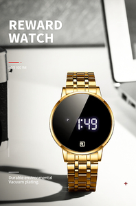REWARD RD51001M Simple Luxury Stainless Steel <strong>Watch</strong> Digital <strong>Couple</strong> Wristwatch Touch Screen Sport Waterproof <strong>Watch</strong> - Product Image 6