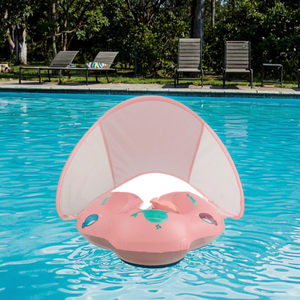 Pvc thân thiện với môi xách tay bé hồ bơi <span class=keywords><strong>Float</strong></span> <span class=keywords><strong>Inflatable</strong></span> bơi vòng Toddler bơi huấn luyện viên mặt trời tán dưới ghế cho trẻ em của - Product Image 6