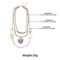 Perhiasan Fashion OEM/ODM Kalung Bib Jaring Perunggu Vintage Berhiaskan Mutiara Putih Bulat Bertingkat dengan Rumbai Kalung Vintage