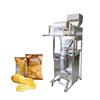 Machine d'emballage automatique verticale pour chips de banane, de plantain et de pommes de terre, avec gaz azote 50g