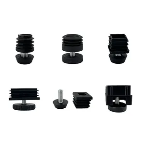 Furniture Leg Plastic Base Thread Stem Adjustable Leveling Feet/Chair Screw-on Hardware Level Adjustable Foot Pads Castor cup