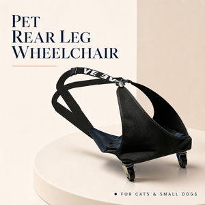 Silla de Ruedas para Patas Traseras de Mascotas, para Gatos y Perros Pequeños, Arnés de Movilidad Ajustable, Soporte de Rueda Giratoria de 360 Grados - Product Image 3