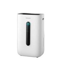 Déshumidificateur purificateur d'air électrique 20L à compresseur, à succès, avec écran tactile numérique LED UVC, R134A/R290, en plastique, pour usage domestique
