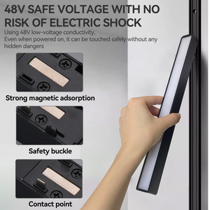 Dingdian dẫn 12W/24W/36W DC 48V hiện đại theo dõi ánh sáng 3 màu nhiệt độ miễn phí di chuyển từ lũ ánh sáng Dimmable cao - Product Image 5