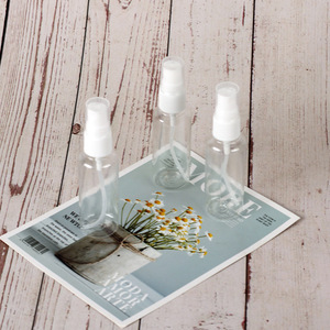 Transparent Spray <b>Bottle</b> 45ml Pet <b>Plastic</b> Facial Moisturizing Travel Size <b>Empty</b> <b>Bottle</b> For Daily Chemical Packaging - Product Image 2