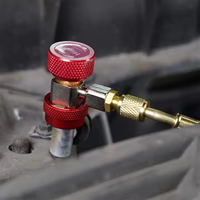 R134A Adaptateurs de conversion de tuyau de jauge AC Coupleur rapide Peut tarauder Adaptateur de réservoir Valve Core Remover Réfrigération Échange de chaleur