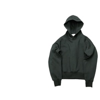 Sweat-shirts à capuche en tricot de couleur unie surdimensionnés de haute qualité en coton 100% 460 grammes avec logo personnalisé en gros