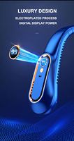 Ventilateur de cou portable LED sans pales 2024, rechargeable, silencieux, pour sports de plein air et utilisation en voiture – Nouveauté promotionnelle