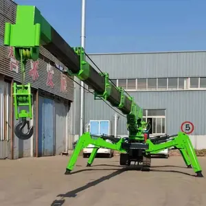 Gran oferta Spider Crane Crawler Motor hidráulico Lifting Crawler Spider Cranes 1,2 T 3T 5T 8t a la venta