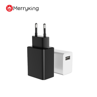 Enchufe DE LA UE 2pin 5V 500mA 2,5 W mini adaptador USB 5 voltios 0.5A 1A 1.5A 2A 2.1A 2.4A 2.5A 3A 3.1A cargador rápido de la USB-A para el teléfono del oído
