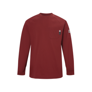 Leggero e traspirante NFPA2112 CAT2 cotone 100 resistente alla fiamma FR Workwear T Shirt blu Navy per noi - Product Image 6