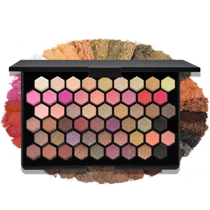พาเลทอายแชโดว์เนื้อแมตต์กันน้ำ 54 สี เม็ดสีแน่น - Product Image 1