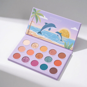 Build Your Own Professional <b>Eyeshadow</b> Palette Bright Dark Tones Matte Glitter Finish Private Label - Product Image 5