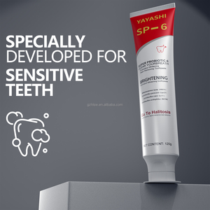 Pasta Dental Blanqueadora YAYASHI 120g SP 6 con Probióticos para Blanquear los Dientes, Reducir las Manchas y Eliminar el Mal Aliento (Venta al Por Mayor) - Product Image 4