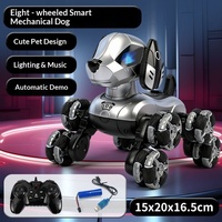 Nouvelle voiture télécommandée robot chien électrique en plastique, contrôlée par application, avec portée de 50 m, pour utilisation intérieure et extérieure, pour garçons