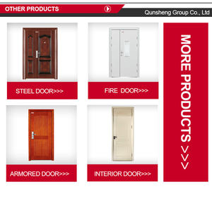 Puertas de madera de alta calidad, diseño moderno personalizado, <span class=keywords><strong>puerta</strong></span> principal de seguridad blindada de china - Product Image 4