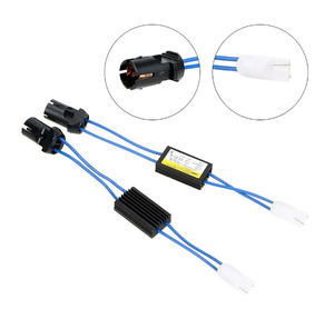 Décodeur de LED de voiture OCB Load Resistor Warning Canceller Decoder 2Pcs Car Lights NO Error Canbus Cable T10 <span class=keywords><strong>12V</strong></span> - Product Image 2