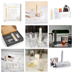RAY YI Set Havdalah Personalizzato in Acrilico Lucite per Regali Festivi Giudaici, Lucite Acrilico Shabbat con Scatola di Fiammiferi Besamim - Product Image 6