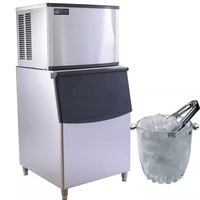 Recién llegados, máquina de hielo automática para negocios, máquina de hielo de ahorro de energía con cuerpo de acero inoxidable, máquinas de hielo para restaurantes