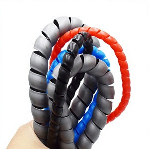 Gaine spirale flexible pour câbles, protection <span class=keywords><strong>anti</strong></span>-abrasion, gestion des câbles électriques, protection des fils en PP - Product Image 1