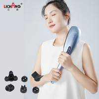 Martillo LICHANG, masajeador de cuello con vibración, máquina de circulación sanguínea de mano inalámbrica de China, martillo de masaje electrónico