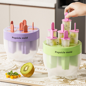 Popsicle Mold 6 Cavities Food Grade PP Material Freezer Safe DIY Ice Cream Maker Summer Use - Product Image 1