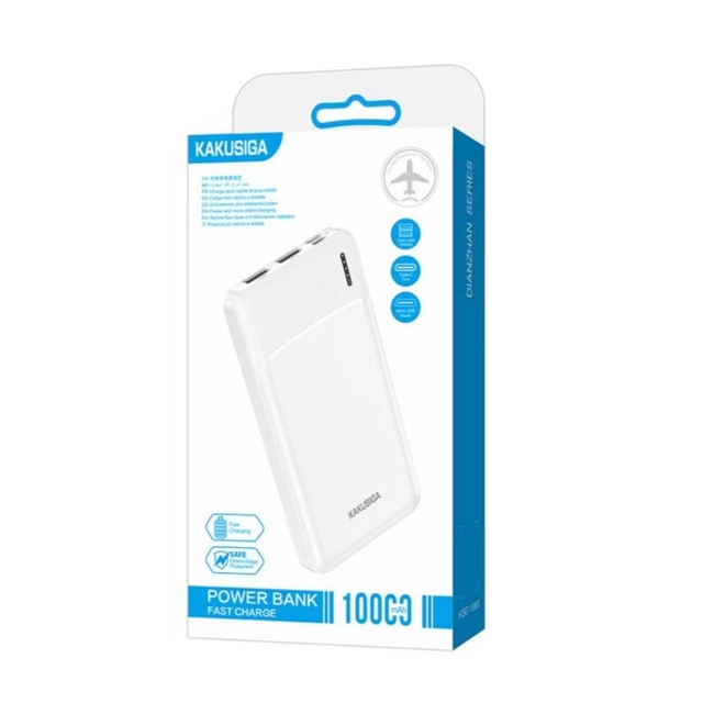 KAKUSIGA External Battery Power Bank 10000mah Portable Powerbank