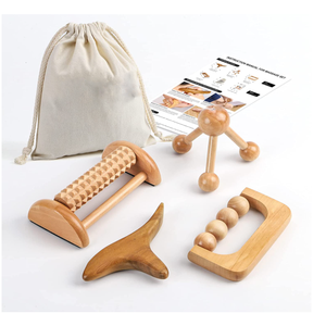 4 in 1 strumenti di massaggio di terapia di <span class=keywords><strong>legno</strong></span> tradizionale strumenti di <span class=keywords><strong>legno</strong></span> massaggio ai piedi rullo Gua Sha massaggio corpo strumenti <span class=keywords><strong>per</strong></span> <span class=keywords><strong>scolpire</strong></span> - Product Image 2