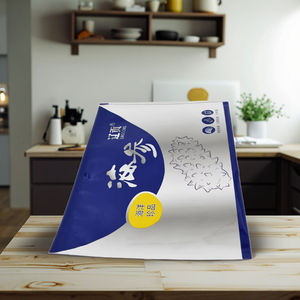 Bolsa de Embalaje de Seguridad con Sellado de Tres Lados, Recubierta de Aluminio Brillante, Tamaño Personalizable, para Sushi, Pescado, Calamar, Pollo, Albóndigas, Carne, Filetes - Product Image 6