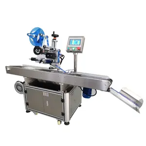 Automatic Self-Adhesive Labeling Machine Clothing Round Bottle Front Back Side and Neck Labeller