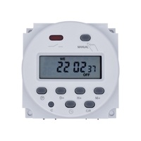 Interruptor temporizador CN101A AC/DC 12V 24V 110V 120V 220V 230V 240V Digital LCD Power Week Mini interruptor de tiempo programable relé 8A a 16A