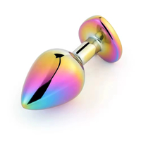 Buttplug, jouet sexuel anal pour hommes et femmes, plug anal en métal, sextoy pour l'entraînement anal, ensembles de massage de la prostate, jeu pour adultes