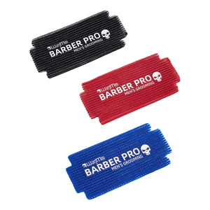 Barber Pro Pinces à cheveux pour hommes 10 cm Motif tête de mort en tissu Multifonctionnel Usage quotidien Rouge Bleu Noir - Product Image 1