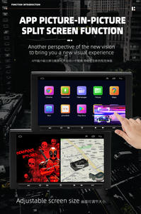 מערכת סטריאו לרכב AI בגודל 7/9/10/13.1 אינץ', מסך כפול, מערכת אנדרואיד, רדיו לרכב, נגן <span class=keywords><strong>DVD</strong></span>, ניווט GPS, קארפליי, DSP - Product Image 3