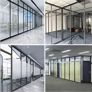 อลูมิเนียม Divider วัสดุอาคารน้ำหนักเบาแผง10มม.สำนักงาน<span class=keywords><strong>ผนัง</strong></span><span class=keywords><strong>กั้น</strong></span>กระจก - Product Image 6