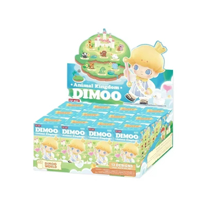 POP MART DIMOO Serie Reino Animal Caja Sorpresa Figura de Acción Anime Kawaii Muñeco Misterioso Coleccionable Juguete Modelo - Product Image 1