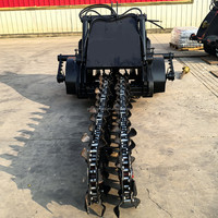 Cadena para zanjadora de 3 puntos para tractor |   Cadena de excavación para pozos agrícolas, para la colocación de tuberías, fertilización de huertos y enterramiento de cables